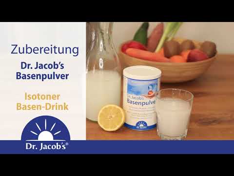 Dr. Jacob's Isotoner Basen-Drink Zubereitung